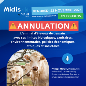 ANNULATION | Midis by GIANT. L’animal d’élevage de demain